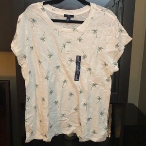 NWT Gap palm tree tee XXL